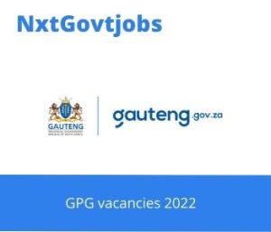 Gauteng Provincial Government (GPG) Senior Communication Officer Vacancies in Johannesburg 2022