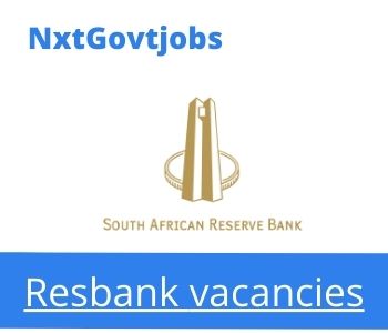 Resbank Assistant Treasury Accountant Vacancies in Pretoria 2023