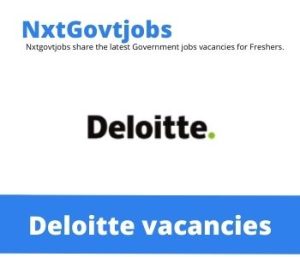 Deloitte vacancies