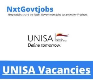 UNISA Vacancies