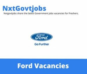 Ford Young Professionals Development Program Vacancies in Pretoria 2022