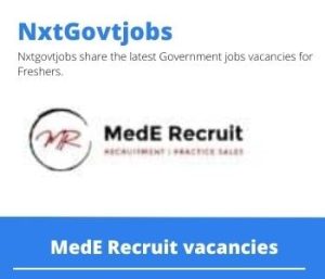 MedE Recruit Critical Care Technologist Vacancies in Pretoria 2023