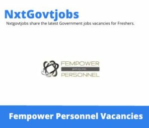 Fempower Personnel Remuneration and Benefits Officer Vacancies in Johannesburg 2023