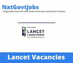 Lancet Courier Vacancies in Pretoria – Deadline 15 Nov 2023