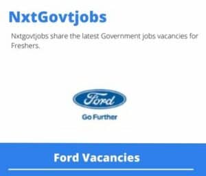 Ford VOME FAE EOL Technician Vacancies in Pretoria – Deadline 10 June 2023