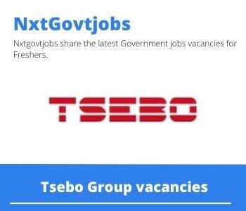 Tsebo Senior Catering Manager Vacancies in Johannesburg 2023